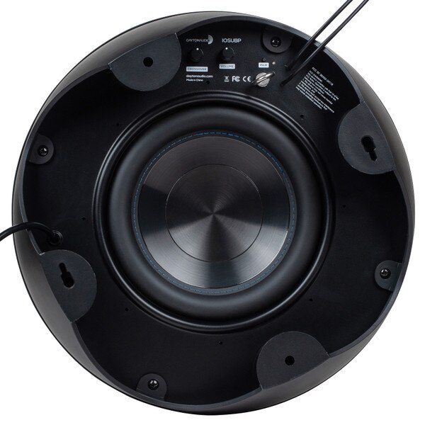 Main product image for Dayton Audio Powered Outdoor Subwoofer and 6-1/2" Indoor/ Outdoor IO65XTB Speaker Bundle Black310-1508